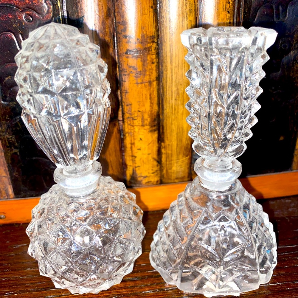 I.W. Rice Co.  glass perfume bottles